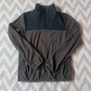 Merrell 1/4 Zip Sweater/Jacket Fleece Gray Size Small